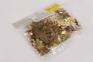 Weihnachtsstreudeko Tischdeko Gold Glitzer Engel m.Trompete Basteln Verzieren selten vintage 70er