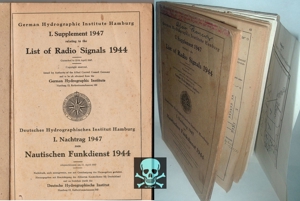 Deutsches Hydrographisches Institut Hamburg I. Nachtrag 1947 zum Nautischen Funkdienst 1944 Bild 6