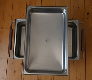 Weihnachtsangebot! Autark mit Kupfer-Chafing Dish Warmhaltebehälter Bild 8
