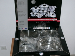 Edelstahl Kochset neu unbenutzt hochwertig 7 teilig von Global Metals