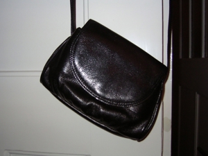 Handtasche Stoff gestreift Ledertaschen Bild 2