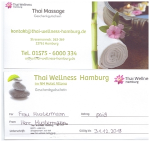 Weihnachten, Massage, Gutscheine, Vouchers, Coupons,