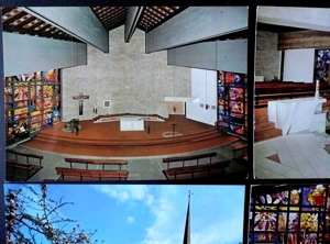 4 alte Postkarten neue Pfarrkirche Algrund Bild 6