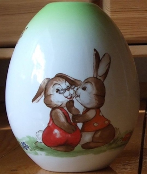 Vase mit Hasen von Goebel Rarität