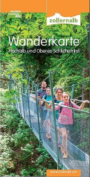 Zollernalb Wanderkarte zu verschenken