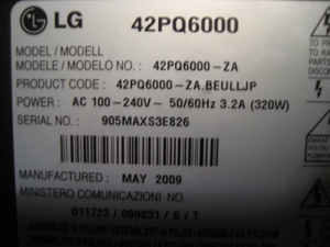 LG - TV - Schwarz - Dreh Fuss - Eur 135 Bild 5