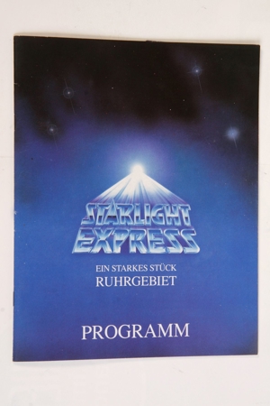 STARLIGHT EXPRESS Musical Programm Bochum selten 90er