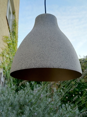 Retro Bauhaus-Stil Granitlampe Betonlampe Hängelampe Fabriklampe Bild 3