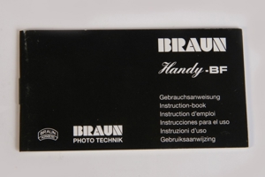 Orig. Bedienungsanleitung Braun Handy BF mehrsprachig manual Instruction