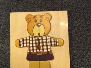Eichhorn Bären-Figuren Holz-Puzzle Bild 3