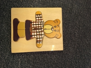 Eichhorn Bären-Figuren Holz-Puzzle Bild 2
