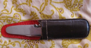 Taschenmesser Multifunktion, Edelstahl im Lederetui, Rostfrei, Bild 4