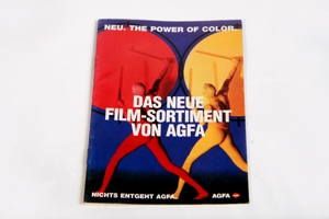 Orig. Prospekt AGFA DAS NEUE FILMSORTIMENT VON AGFA 80/90er