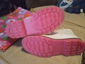 Lackstiefel in weiß - Größe 35 Bild 2