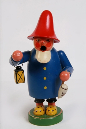 Räuchermännchen Räuchermann DREGENO Wichtel Zwerg sehr alt Erzgebirge 17cm 60er