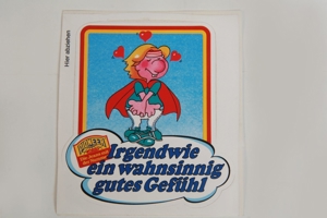 Aufkleber/Sticker Pioneer Die Jeans m.d.Nr. Gutes Gefühl 7x9 Motiv: Verliebte