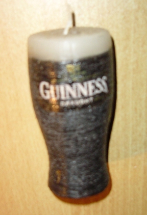 Dochtkerzen als Guinness- Bier Pint Bild 7