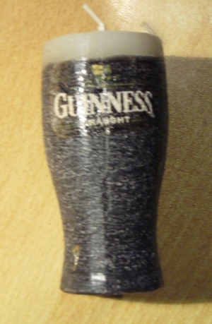 Dochtkerzen als Guinness- Bier Pint Bild 6