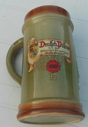 Bierkrug "Ritter Götz von Berlichingen"- selten & alt ! Bild 2