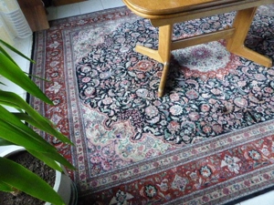 Orientteppich ( handgeknüpft ( Baumwolle Seide Bild 4