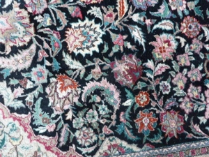Orientteppich ( handgeknüpft ( Baumwolle Seide Bild 8