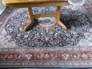 Orientteppich ( handgeknüpft ( Baumwolle Seide Bild 2