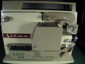 3 Stck. 8mm vintage Filmprojektoren RICOH, Noris und SILMA Super 8 Zoom 120M für Liebhaber & Bastler Bild 16