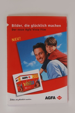Orig. Prospekt-AGFA DER NEUE AGFA VISTA FILM-80/90er vintage