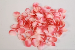 Rosenblätter Kunstrosen Dekorosen rosa Stoff