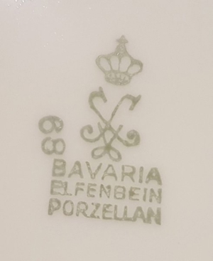 Bavaria Elfenbein Porzellan Nr. 68 Bild 4