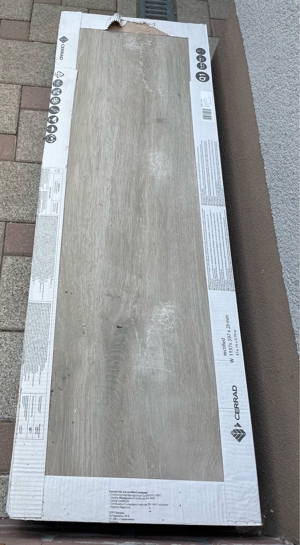 Keramik Bodenplatte Terrassenplatte Wood-Serie hell 120x40x2 cm