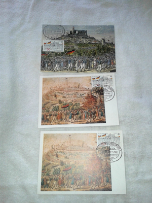 Konvolut - Die Pfalz am Rhein - Hambacher Schloss / Fest - Sonderbriefmarken Bild 6