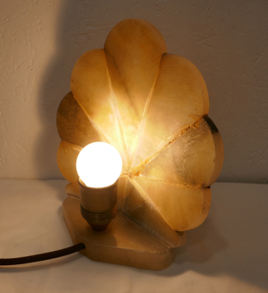 Jugendstil- Nachttisch Lampe Bild 15