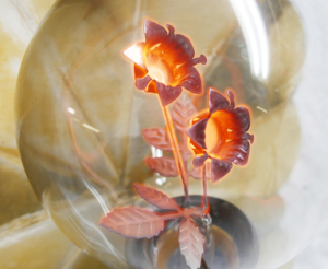 Jugendstil- Nachttisch Lampe Bild 2