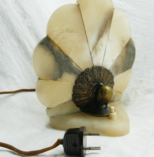 Jugendstil- Nachttisch Lampe Bild 6