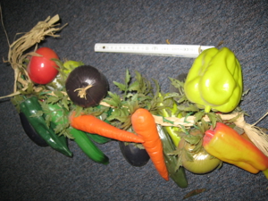 Verschiedene Gemüse-Dekorationen Bild 1