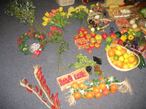 Deko Obst und Gemüse u.a. Bild 4