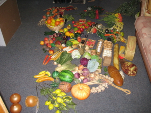 Deko Obst und Gemüse u.a. Bild 2