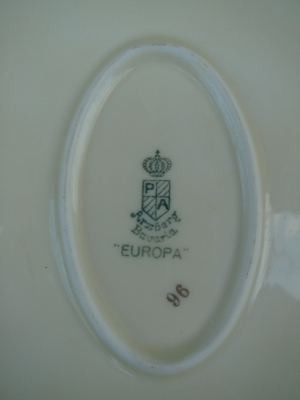 Altes Essgeschirr Arzberg Bavaria EUROPA Elfenbein Gold 21-tlg. Bild 12