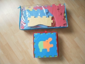 Puzzlematte Kinderteppich Baby Spielteppich Spielmatte Schaumstoffmatte
