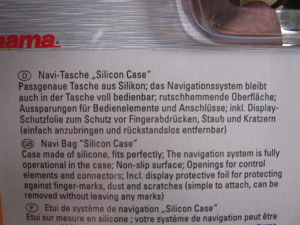 Hama Navi Tasche Silikon Schutz-Hülle Bag für TomTom One XL 30 V2 Bild 3