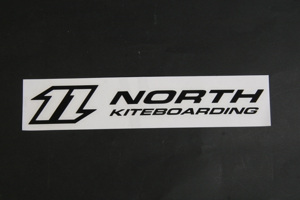 Aufkleber NORTH WING NOVA 2021 21x4,5cm transparent schwarz