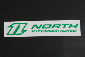 Aufkleber NORTH WING NOVA 2021 21x4,5cm transparent grün