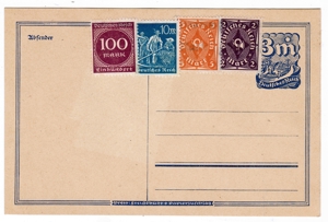 Briefmarken, Deutsches Reich Inflation 1916 - 1923. no PayPal Bild 2