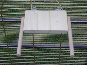 pipano Sitzbrett 10 x10 cm für Vogelkäfig, Wellensittich, SB1010 Bild 4