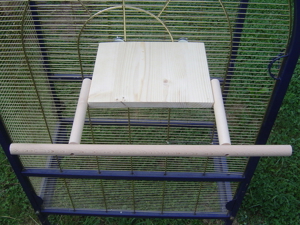 pipano Sitzbrett für Vogelkäfig, Nymphensittich, S32520 Bild 1