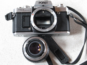 Porst CR-5 mit Porst 1:1,6 50mm und Blitzgerät mit Anleitung OVP Bild 9