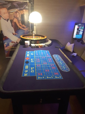 Mobiles Casino ,Black Jack, Poker, Roulette Tisch mit Croupier buchen  mieten Bild 6