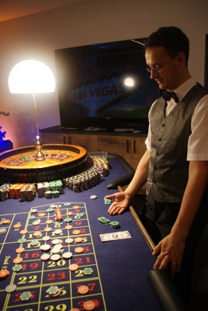 Mobiles Casino ,Black Jack, Poker, Roulette Tisch mit Croupier buchen  mieten Bild 15