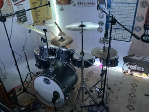 Mapex Drumset Storm Ebony Blue mit Mikros & viel Zubehör! Bild 1